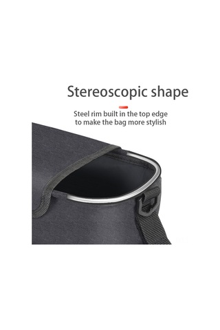 Dianziye Siyah Bebek Arabası Organizer Çantası - Çok Amaçlı Çekmeceli, Ayırma Özellikli, Kol Kemerli Bebek Aksesuarı Siyah