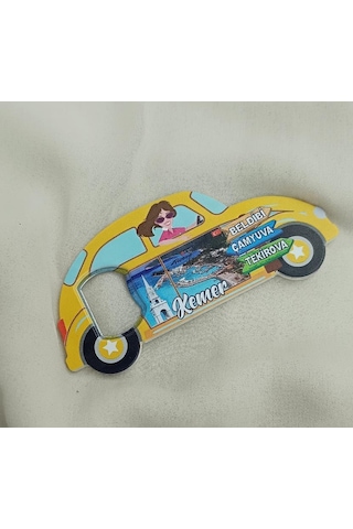 Magnet Açacak Gazoz Şişe Açacağı Mıknatıslı Buzdolabı Süsü Vosvos Araba Kule Çok Renkli