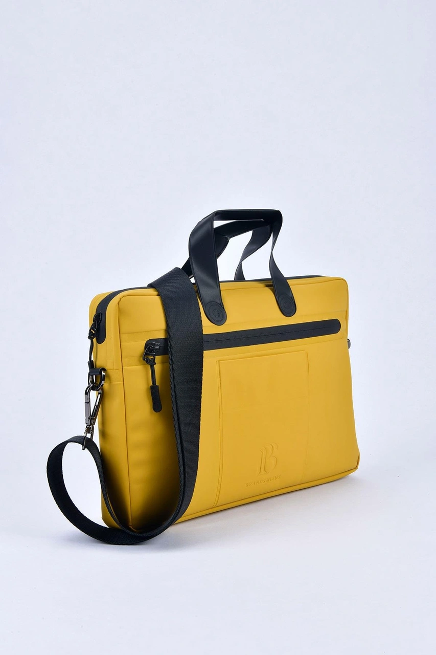 Brandsmithshop Mustard Hardal Align Laptop Çantası Çok Renkli