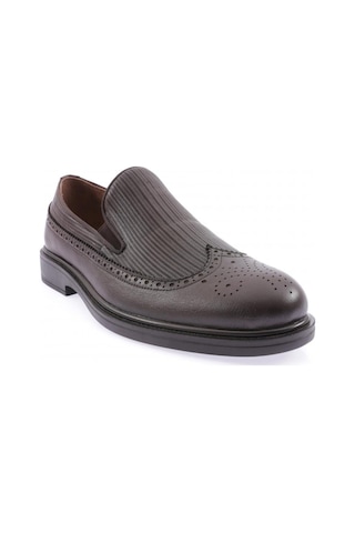 Dgn 2055-23y Erkek Comfort Lazerli Ayakkabı 2055-1506-R0685 Kahverengi