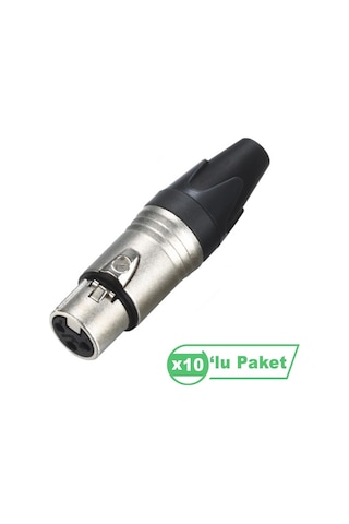 Losen La1031-1 Xlr 3-pin Dişi Konnektör 10 Lu Paket