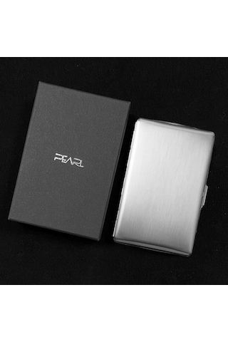 Pearl Japan Venus Metal Kısa Sigara Tabakası Krom Satin 12li Krom