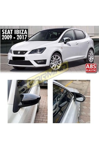 Seat İbiza Mk4 2009-2017 Batman Yarasa Ayna Kapağı Piano Black