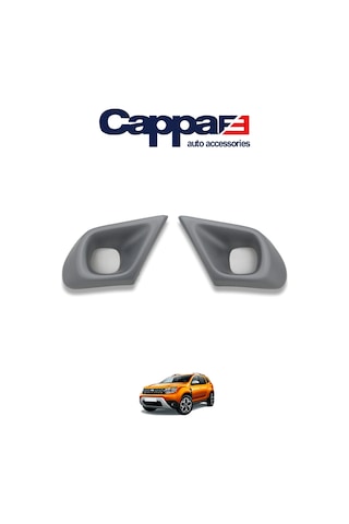Cappafe Dacia Duster Sis Farı Çerçevesi Gri 2018