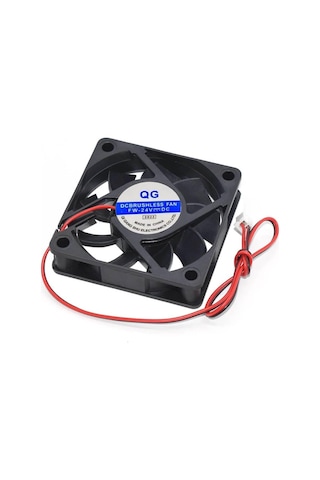24V 6cm Fan - 60 x 60 x 15mm Soğutucu Fan - 60mm Kare Fan - 2 Pin