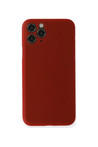 Newface Apple iPhone Uyumlu 11 Pro Max Kılıf Pp Ultra İnce Kapak - Kırmızı Belirtilmemiş