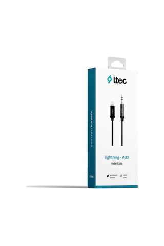 1 Metre Aux 3 5mm To Apple Uyumlu iPhone Lightning Ses Aktarım Kablosu Kablo