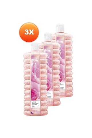 Avon L'amour Sunrise Gül Ve Kehribar Kokulu Banyo Köpüğü 3 x 1 L