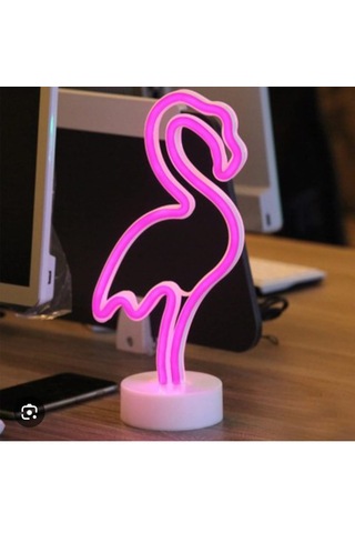 Flamingo Led Işık Yılbaşı Işıkları Dekor Flamingo Led Light Pil