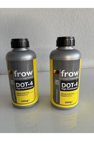 Frow Fren Hidroliği Dot 4 500 ML + 2 Li Set