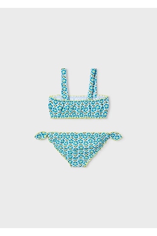 Mayoral Kız Çocuk Desenli Bikini Turkuaz - 03735