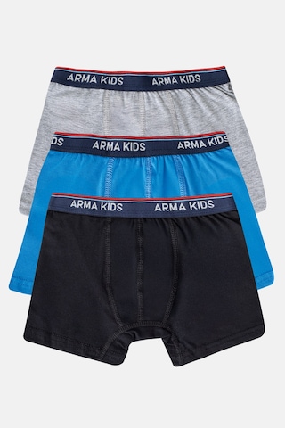 Arma Yıldız Erkek Çocuk Boxer 3'lü Paket Renkli, Pamuklu Ve Likralı Esnek Kumaş Çok Renkli