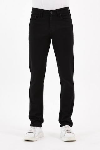 Digital Jeans Normal Kesim Fermuarlı Geniş Paça Yüksek Bel Er Siyah Açık Gri