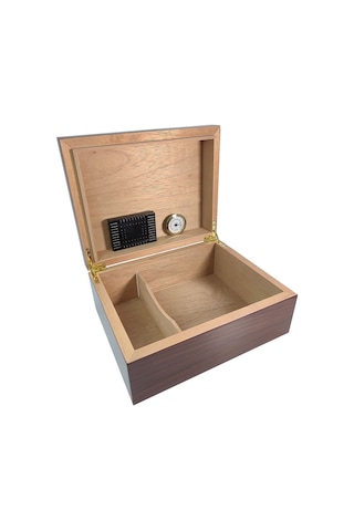 Falconetti Kahverengi Sedir Ağacı Humidor Puro Kutusu Rd16