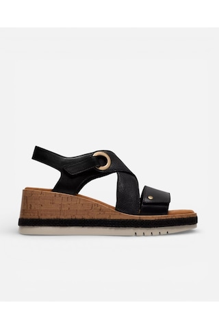 Clarks Kidiki Sun Black Combi Kadın Siyah Sandalet 26185954