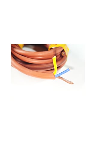 Sern 3x1,5mm Yanmaz Silikon Kablo Ttr Bakır Kırmızı Renk 180 Derece 5 Metre Fişsiz 1 Adet