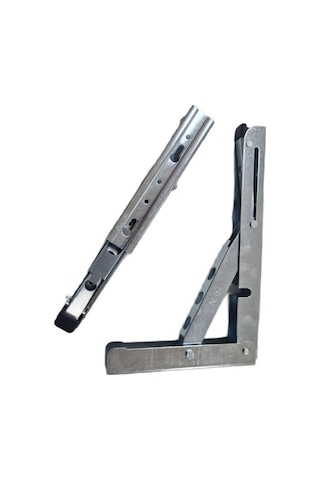 Şen Metal Mandallı Katlanabilir Masa Konsolu Çinko 30cm 1çift