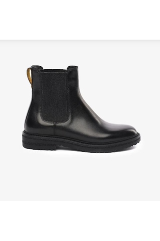 Greyder 35361 Kadın Hakiki Deri Lastikli Chealse Bot Siyah
