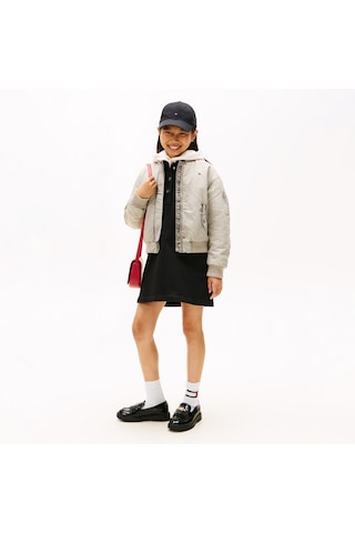 Tommy Hilfiger Washed Bomber Çocuk Bej Ceket Kg0kg08928 Bej
