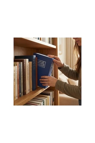 Gizli Çelik Kasa - Kitap Şeklinde, Kilitli Tasarım