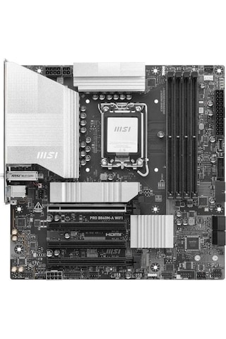 Msı Pro B860m-a Wıfı7 Ddr5 Hdmı-dp Pcıe 5.0 1851p Matx