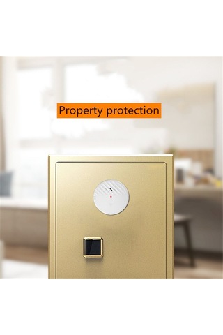 Sones C100 125db Titreşim Sensörü Alarm Kapı Ve Pencere Alarmı Ev Kişisel Hırsızlık Önleme Alarmı Beyaz