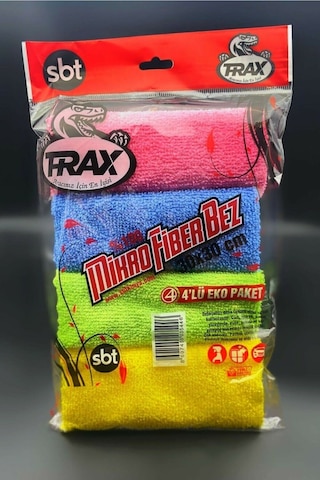 Cam Ve Temizlik Bezi Nano Teknoloji Mikro Fiber Bez Eko Paket 4 Lü 30x30 Fiber Eko
