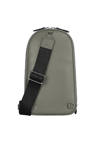 Mont Blanc Montblanc Sartorial Sling Omuz Çantası 199369 Haki