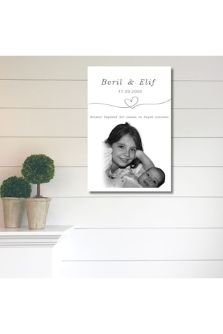 Kişiye Özel Çocukluk Fotoğrafı Birleştirme Posteri Düğün, Anı Ve Hediye- Çerçevesiz