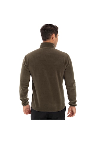 Crozwise Polar Fermuarlı Haki Erkek Outdoor Sweatshirt 6044-04 Haki