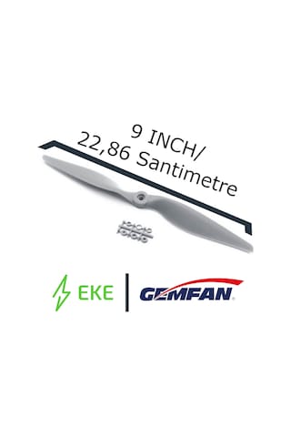 Gemfan Cam Elyaf APC 9x6 Drone Uçak Pervanesi