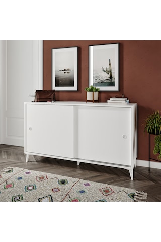 Joker Çok Amaçlı Ayakkabılık Beyaz - Tamamı 1. Kalite Mdf Beyaz