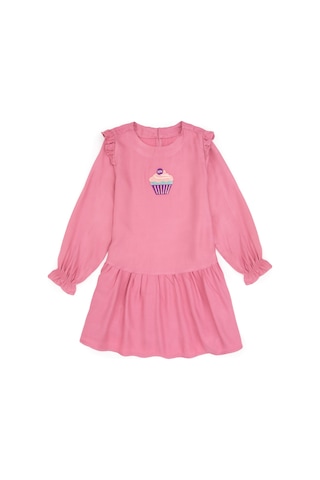 U.s. Polo Assn. Kız Çocuk Koyu Pembe Elbise Dokuma 50317630-vr167 Koyu Pembe