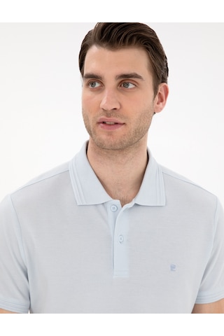 Pierre Cardin Erkek Buz Mavisi Tişört Basic 50306448-vr095 Buz Mavisi