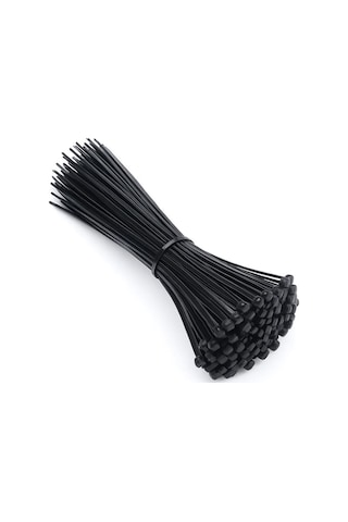 Sgs 4609 Cırt Kelepçe 3.6x300 Siyah 100 Lü Paket 3.6x300