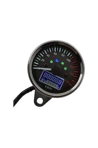 Evrensel 12 V Motosiklet Kilometre Led Dijital Takometre K13899