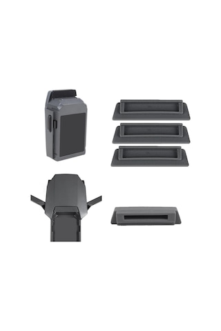 Mavic Pro Pil,pil Yatağı Toz Geçirmez Silikon Tapa 1xgövde 3xpil Terminali