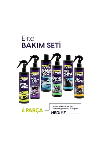 Magicfox Elite Premium Araç Bakım Ve Temizlik Seti Magicfox Elite Premium Araç Bakım Ve Temizlik Seti