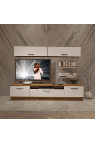 Decoraktiv Trendstyle 5 Mdf Tv Ünitesi Tv Sehpası Pera - Beyaz