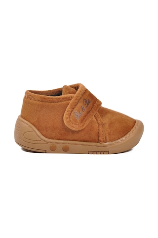 Ayakmod Taba Süet Cırtlı Bebek Panduf Ba&ba 058989 B Taba