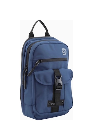 Discovery Shield Rfıd Korumalı Sürdürülebilir Sling Sırt Çantası Mavi 2
