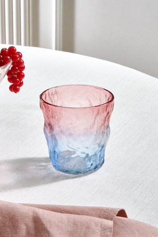 Karaca Glacier Su Bardağı 287 Ml Mavi Pembe