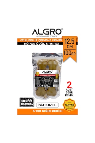 Algro Doğal Ödül Kemiği Sığır Derisi 12.5 CM 100 G
