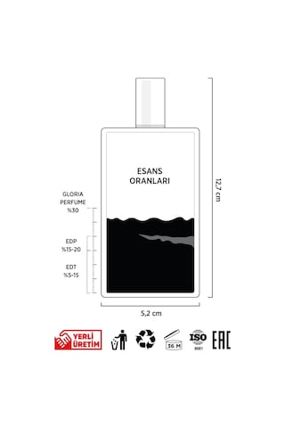 Gloria 50 Zebra Erkek Parfüm EDP 75 ML