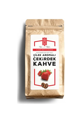 Strawberry Bean Coffee 200g, Çilek Aromalı Çekirdek Kahve Çekirdek Kahve