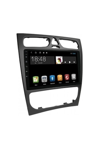 Mercedes C Serisi W203 2000-2004 4gb Ram 64gb Hafıza 8 Çekirdek Carplay Kamera Android Multimedya 9"