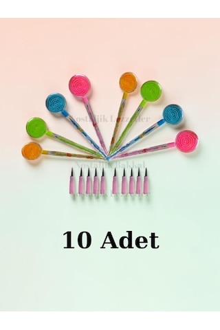 Yumurtlayan 10 Adet Labirent Kalem Çok Renkli