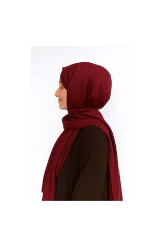 Bilenler Pamuklu Cotton Şal Bordo