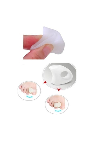 Optana Ayak Serçe Parmak Yüzük Parmak Arası Makaralı Silikon