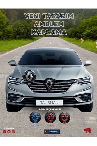 Renault Talisman 2020-2024 Yeni Tasarım Amblem Kaplama Sticker